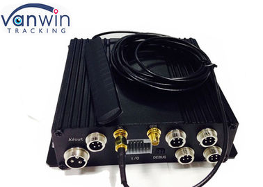 4-kanałowy rejestrator CCTV dla rozwiązania bezpieczeństwa pojazdu ze śledzeniem GPS 3G wideo na żywo Wi-Fi