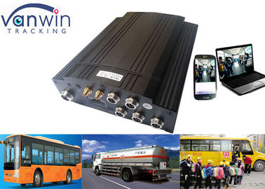 Autobus GPS 3G Mobile DVR Nagrywanie CCTV, HDD 4-kanałowy rejestrator samochodowy