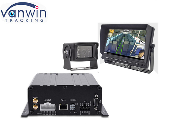G.726 Audio GPS 4-kanałowy mobilny rejestrator DVR z funkcją zarządzania flotą pojazdów