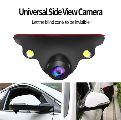 Parking Front Back Side Mirror Rear View Backup Camera z UFO wodoodpornym światłem LED Night Vision