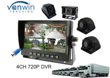 7 &amp;#39;&amp;#39; Quad AHD DVR TFT samochodowy monitor 4PCS 720P kamery HDD nagrywanie