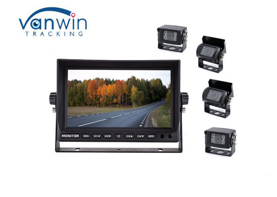 Quad Image 9W MDVR 300cd / m2 Car Display Monitor Ekran IPS